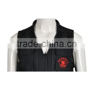 2016 Wholesale High Quality CVC Cotton Work Vests thumbnail-5
