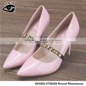 19 Colors Round Acryic Rhinestone Shoe Straps Decorations thumbnail-4