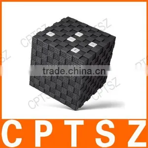 BR12-BN Magic Cube Style Bluetooth V3.0 Hi-Fi Mega Bass Speaker w/ Handsfree - Black thumbnail-1