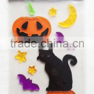 Christmas &halloween Window Decal Gel Sticker Custom Window Gel Stickers Decorating thumbnail-2