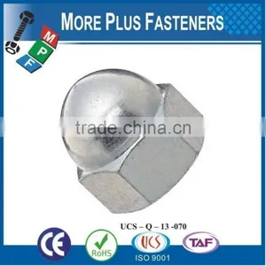 Made in Taiwan Aluminum Colored Stainless Steel Colored Dome Nut thumbnail-6