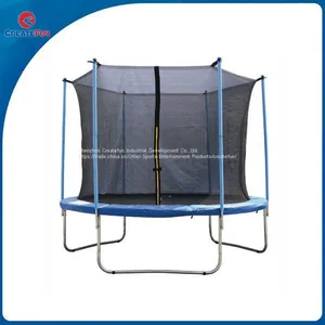 CreateFun 8FT Outdoor Round Trampoline With Safety Net thumbnail-1