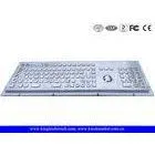 Rugged Metal Industrial Keyboard With Trackball 103 Function Keys And Number Keypad thumbnail-1