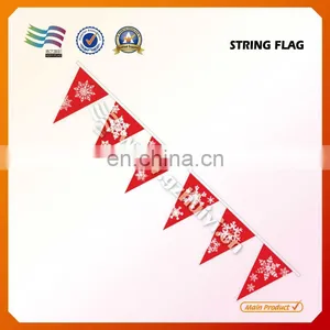 Custom Hanging Wedding Beautiful Bunting String Flag thumbnail-1