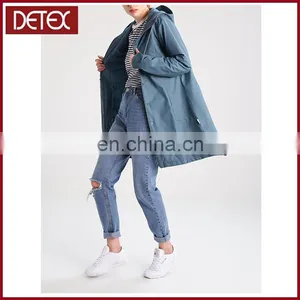 100% Polyester Lightweight Waterproof Hooded Jacket thumbnail-2