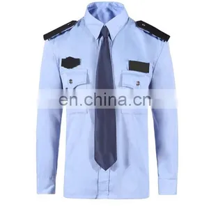 CVC Breathable Fabric of Guards Security Shirt With Long Sleeves thumbnail-2