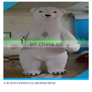 Wedding Mascot Inflatable Ice Bear Costume thumbnail-1