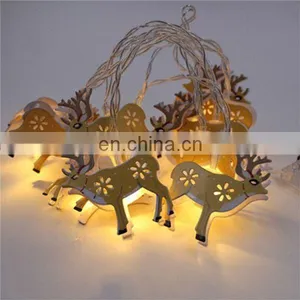 10 LED Christmas Deer Decoration Lamp ,Battery Operated String Lights,Christmas Home Decoration thumbnail-2