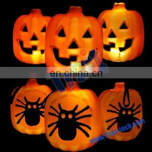 Funny Spider Hollow Out Pumpkin LED Night Light for Halloween Decoration thumbnail-1