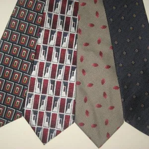 Adjustable Brown Mens Silk Necktie High Stitches Mens Suit Accessories thumbnail-1