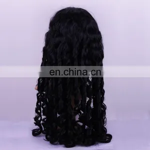 Halloween Party Long Black Lady Wig P-W197 thumbnail-3