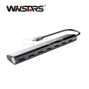 Hot Aluminum 7-Port USB 3.1 HUB Gen 1 With CE FCC RoHS thumbnail-1