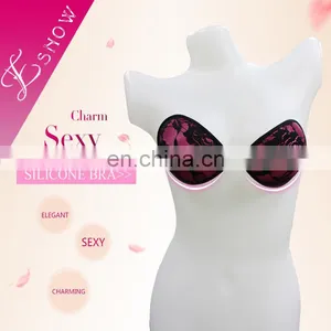 ES6628 China Wholesale Hot Selling Lace Invisible Bra for Dresses thumbnail-1