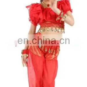 Arabic Top Quality Children Girls Belly Dance Outfit With Top and Pant ET-007# thumbnail-4
