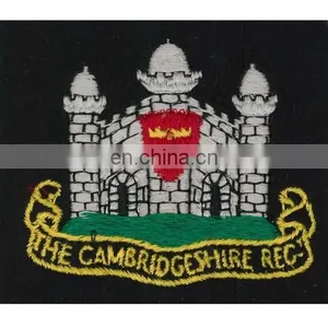 Custom Embroidered Military Bullion Crest | Fabric Military Patch | Wide Range of Embroidery Patches | Embroidered Cloth Patches thumbnail-1