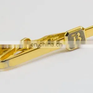 Different Letter Design Tie Bar With Gold/silver/nickel Plated thumbnail-1