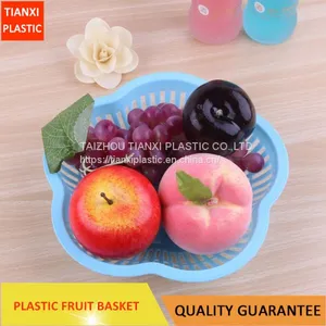 TXA-15 PLASTIC ROUND FRUIT BASKET STRONG BASKET CHEAP BASKET thumbnail-1