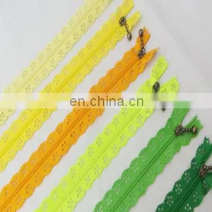 Colorful Network Lace Invisible Nylon Lace Zipper ---3# 4# 5# 8# 10# thumbnail-5