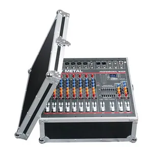 8 Channels Mixer With Amplifier 500W*2 thumbnail-1