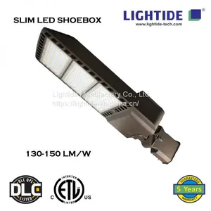 Slim LED Parking Lot Lights | Shoebox Lights 300W, 100-277vac, 5yrs Warranty thumbnail-1