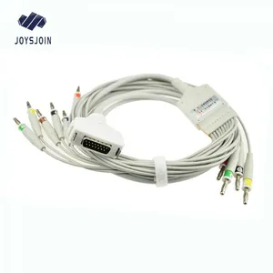 Fukuda Denshi 10 Lead EKG Cable and Banana Plug thumbnail-1