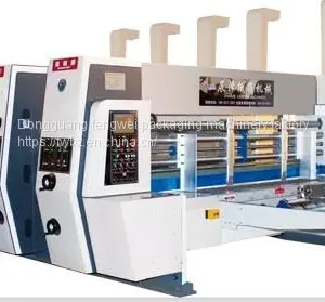 High Speed Printer Slotter Machine Automatic Flexo Slotter 4colours Die Cutter and Stacker thumbnail-1