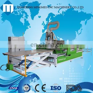 Israel Hot Sale Automatic Professional Wood Mdf Acrylic Board Nesting Cnc Router With Boring Head Auto Feeding thumbnail-5
