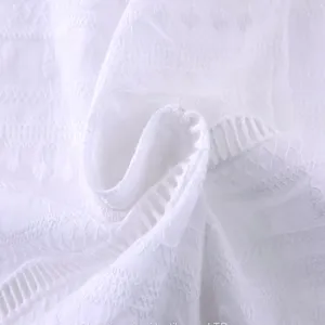 Lace Cotton Dress Embroidered Fabric Embroidery thumbnail-1