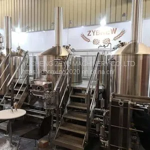 1000L Brewery Equipment,10HL Beer Brewing System thumbnail-1