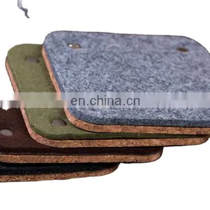 Orange Color Custom Printing Cork With Customer Logo Glass Coasters Soft Pvc Coaster thumbnail-2