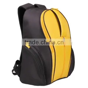 Yellow 300D Backpack Designer Diaper Bags With Bottle Bag thumbnail-3