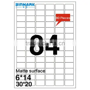 SINMARK Matte Surface 30*20mm Large Format Self Adhesive Paper thumbnail-1