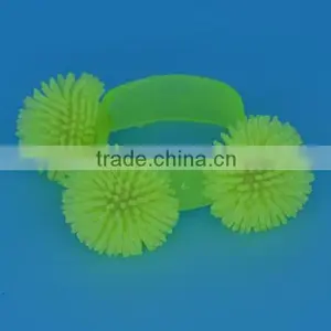 Wholesale LED Flashing Glow Fashion Party Jelly Ball Bracelet Bangle Wristband thumbnail-4