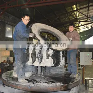High Efficiency Otr Tire Recycling Plant for Sale/otr Scrap Tire Cutting Plant/tire Crush Machine thumbnail-2