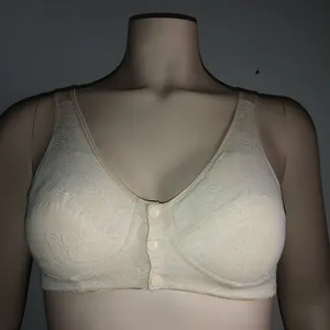 Large Size Bra Front Open With Button thumbnail-3
