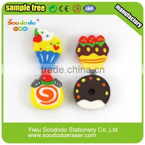 Cartoon Harmless Extruded Eraser Food Shape thumbnail-1