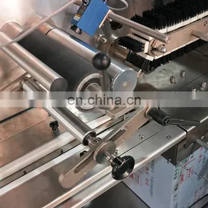High Speed Automatic Feeding Granola Energy Bar Sachet Packaging Machines Pillow Flow Pack Line Chocolate Candy Wrapping Machine thumbnail-5