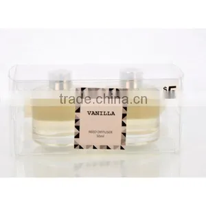 50ml*2pcs Home Fragrance Aroma Diffuser With Glass Bottle and Rattan Stick SA-2543 thumbnail-1