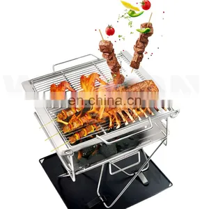 Outdoor Charcoal BBQ Grill Balcony Bbq Grill Vertical Bbg Grill thumbnail-5