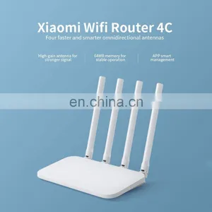 Xiaomi Mi WIFI Router 4C 64 RAM 300Mbps 2.4G 802.11 B/g/n 4 Antennas Band Wireless Routers WiFi Repeater Mihome APP Control thumbnail-2