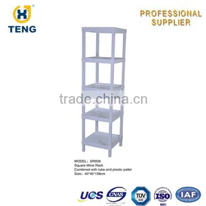 Supermarket Multi Tiers White Metal Display Stand thumbnail-5