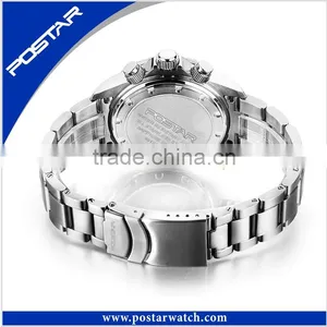 Fashion Casual Luxury Women's Men Stainless Steel Band Wrist Watch thumbnail-4