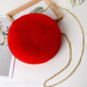 29Autumn and Winter Plush Bag Cute Bag Single Shoulder Crossbody Bag Fur Bag a Variety of Color Change Bag Wholesale thumbnail-1