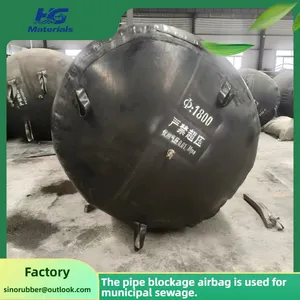 Pipeline Blockage Water Balloon, Sewer Sewage Pipe Leak Sealing Rubber Balloon, Thickened Inflatable Pipeline Balloon thumbnail-1
