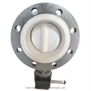 Jintaike Supplies Fully Fluorine-lined/half Fluorine-lined Butterfly Valves D71f/41f, Carbon Steel With Polytetrafluoroethylene thumbnail-4