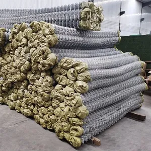 Africa Hot Sale Cheap Price Farm Cyclone Wire Fencing/ Kenya Green Pvc Coated Wire Chain Link Fence thumbnail-4