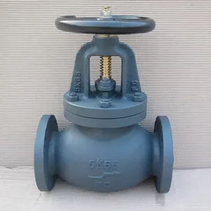 F7353 5K50 Marine Cast Iron Screw-down Globe Valve JIS 5K65 16K50 16K65 Check Globe Valve thumbnail-1
