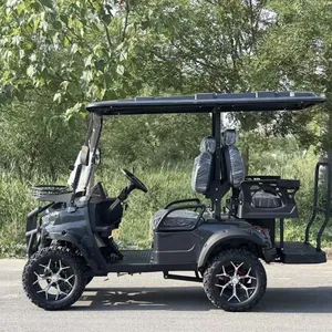 Customized Colour of Golf Car With Front Protection Bars, 51.2V/5Kw With Lithium Iron Phosphate Battery thumbnail-2
