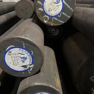 No. 45 Round Steel Round Bar Iron Round Round Steel Processed Iron Bar Cold Drawn Round Steel Solid Round Steel Bar Tempered Polished Shaft thumbnail-1