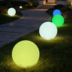 Outdoor Decorative Shape Light USB Rechargeable Glowing Ball Light 16 Colors Wireless Remote Control IP65 Water-resistant Rating thumbnail-1